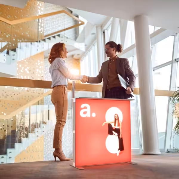 BANCHETTO PUBBLICITARIO POP UP LED