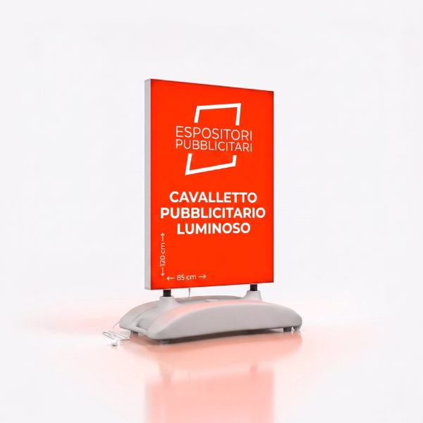 CAVALLETTO PUBBLICITARIO LUMINOSO