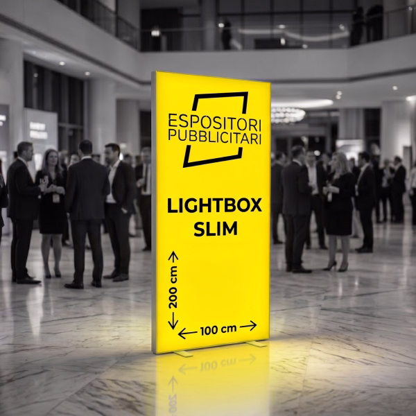 espositoripubblicitari LIGHTBOX SLIM 100x200 cm espositoripubblicitari LIGHTBOX SLIM 100x200 cm