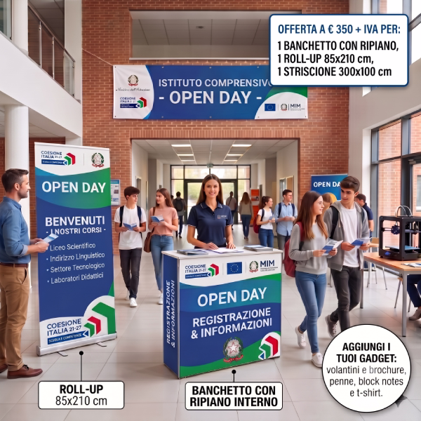KIT OPEN DAY SCUOLE